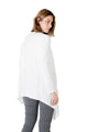 Cardigan viscolycra off white - Adamas Atacadista